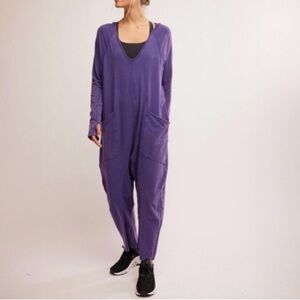 FP Movement by Free People Relaxed Purple Jumpsuit